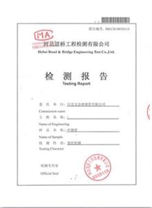 平顶山公司检测报告